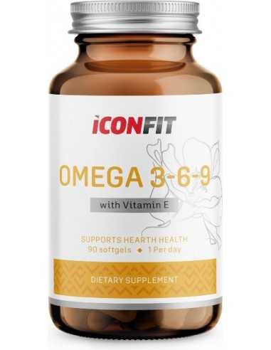 ICONFIT, Omega 3-6-9, 90 softgels