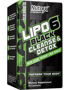Nutrex, Lipo-6 Black Cleanse & Detox, 60caps
