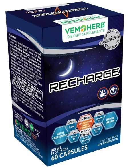 VemoHerb Recharge, 60caps