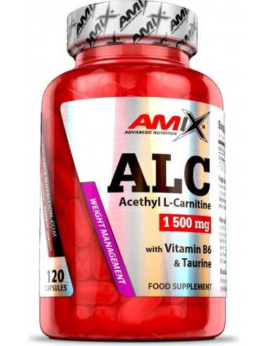 Amix, Acetyl L-Carnitine (Atsetüül L-Karnitiin), Taurine and Vitamin B6, 120caps