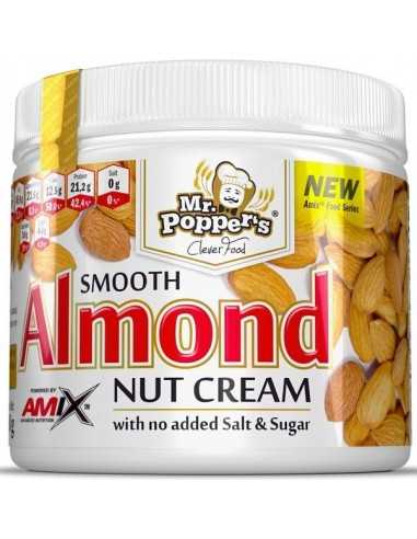 Mr.Poppers - Nut Almond Smooth Cream (Pähkli mandli kreem) 300g