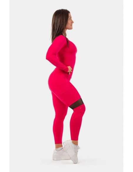 Sporty Smart Pocket High-Waist Leggings, 404, Pink