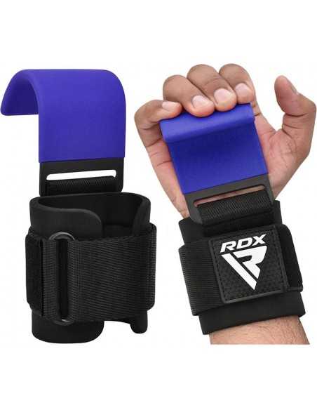 RDX W5 Weight Lifting Hook Straps - Blue