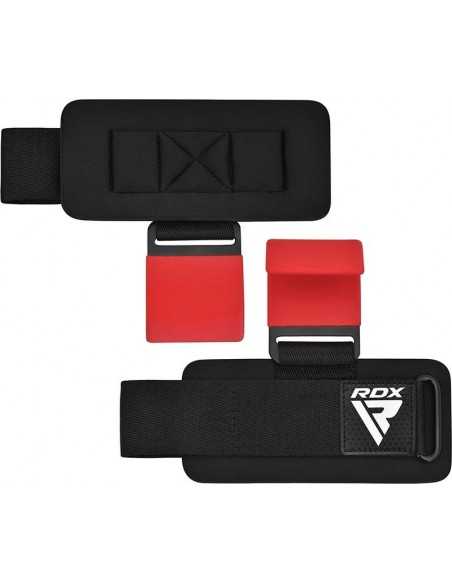 RDX W5 Weight Lifting Hook Straps - Red