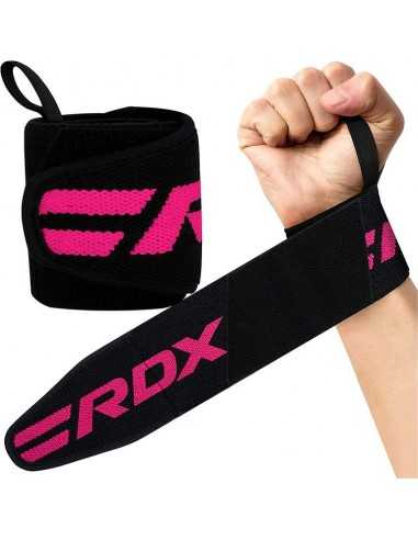 RDX, W2 Bodybuilding Wrist Wraps, Pink / Randmesidemed
