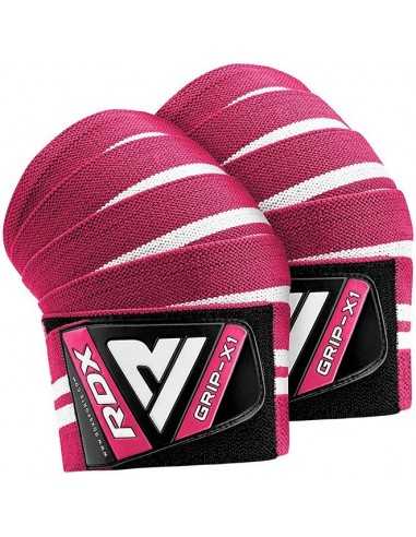 RDX K4 Weightlifting Knee Wraps - Pink