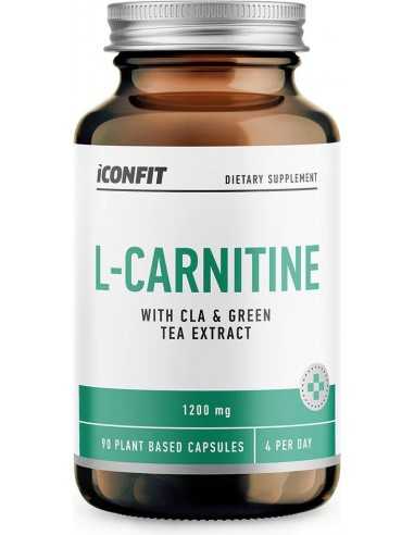 ICONFIT L-CARNITINE + CLA & Green Tea Extract (90 Kapslit)