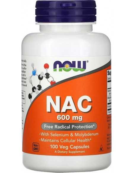NAC with Selenium & Molybdenum, 600mg - 100 vcaps