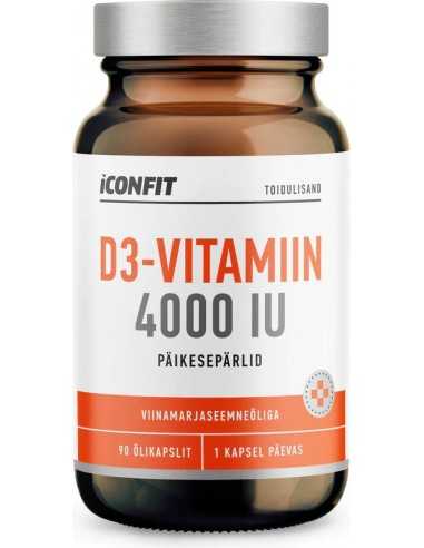 ICONFIT D3-Vitamiin 4000IU (90 õlikapslit)