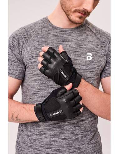 Toronto unisex leather gloves, black / nahast kindad | BiotechUSA