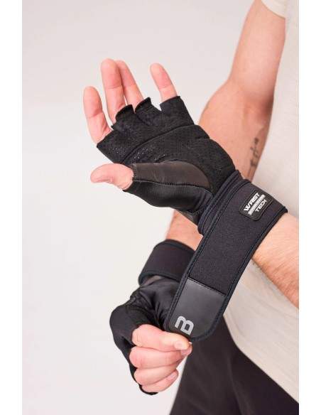 KYLE wrist support leather gloves / treeningkindad | BiotechUSA