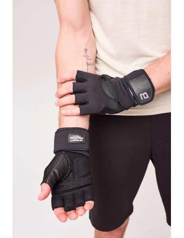 KYLE wrist support leather gloves / treeningkindad | BiotechUSA