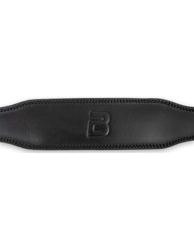 BODYBUILDING leather belt, black / Jõusaalivöö | BiotechUSA
