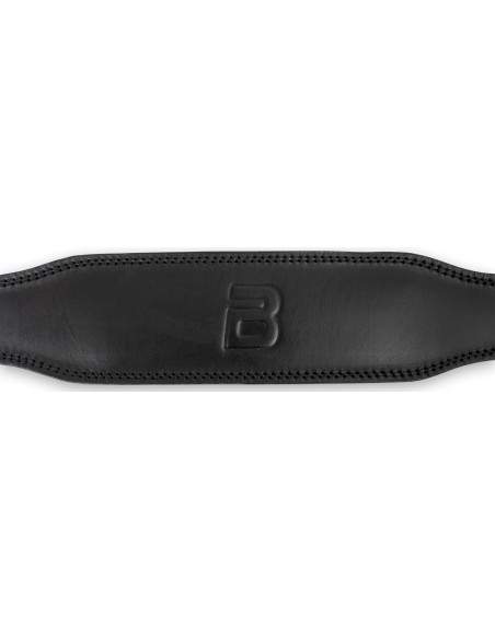 BODYBUILDING leather belt, black / Jõusaalivöö | BiotechUSA