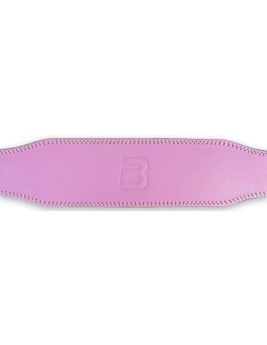 BODYBUILDING leather belt, purple / Jõusaalivöö | BiotechUSA