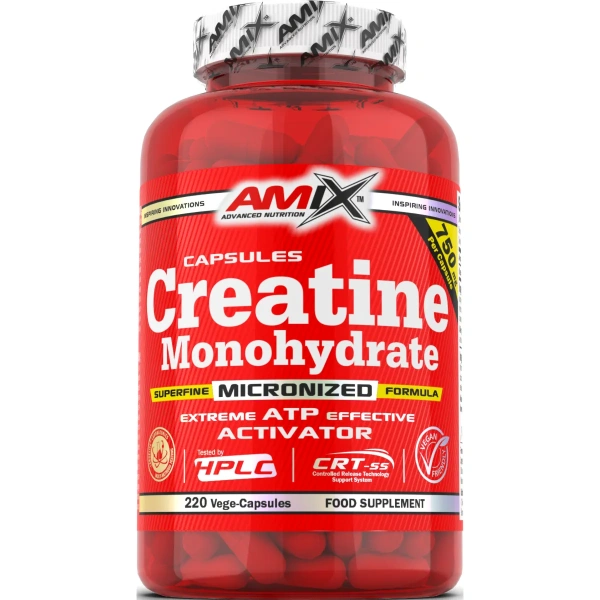 Amix - Creatine monohydrate (Kreatiin monohüdraat) 800mg, 220cps | Amix Nutrition
