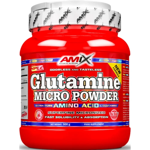 Amix Glutamine micro powder 500g | Amix Nutrition