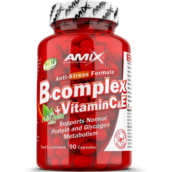 B-Complex + vit.C & vit.E 90caps | Amix Nutrition