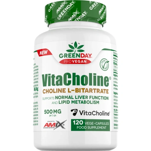 GreenDay ProVEGAN Choline Bitartrate VitaCholine 120Vcaps | Amix Nutrition