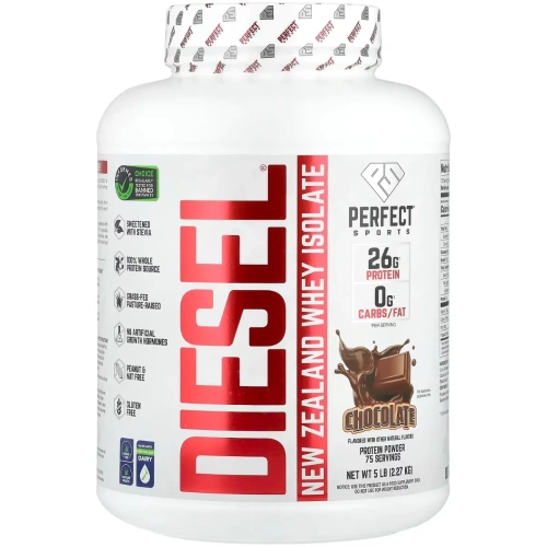 Perfect Sports, Diesel® New Zealand Whey Protein Isolate, 2.27kg | ...