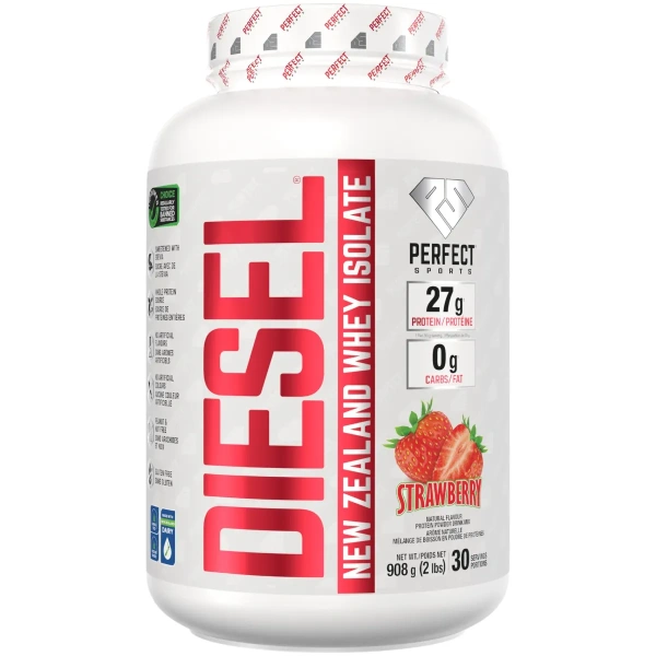 Perfect Sports, Diesel® 100% New Zealand Whey Protein Isolate, 908g | Perfect sports