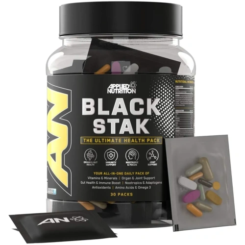Applied Nutrition Black Stak - Ultimate Health Pack 30 Sachets | Applied Nutrition