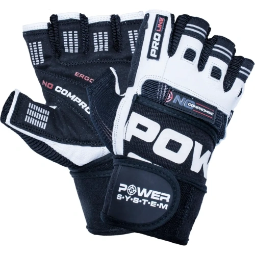 Power System - Gloves no compromise - White/Black | Перчатки для сп...