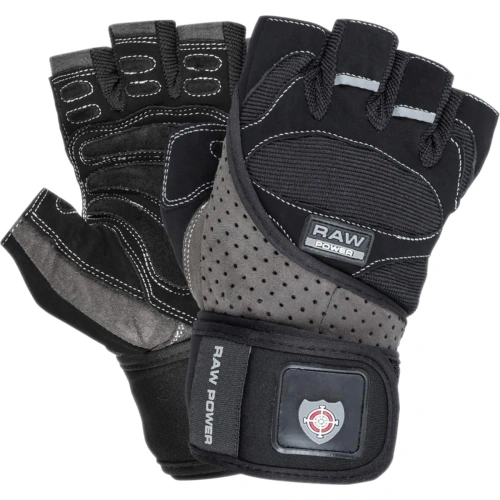 Power System - Gloves RAW Power (Grey) / Jõusaalikindad | Power System
