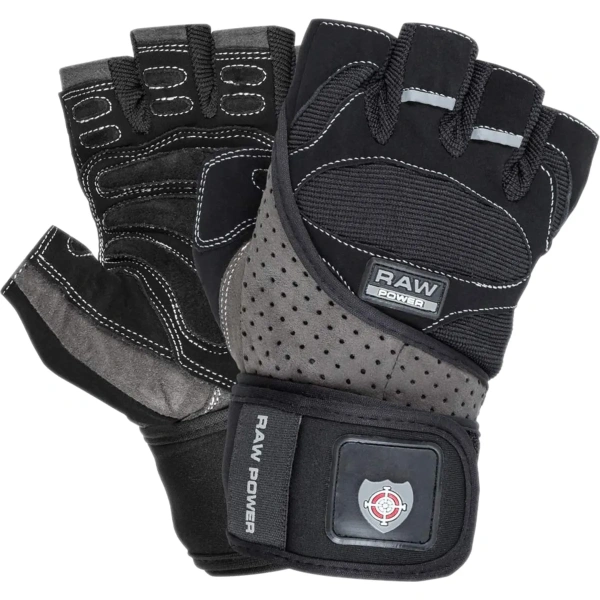 Power System - Gloves RAW Power (Grey) / Jõusaalikindad | Power System