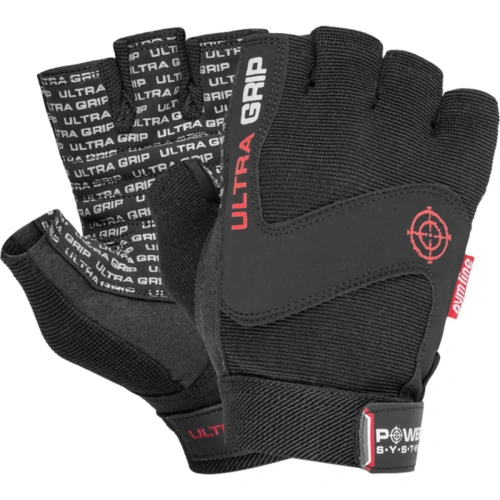 Power System - Gloves Ultra Grip - Black (Treeningkindad) | Перчатк...