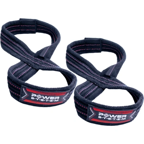 Power System FIGURE 8 Lifting Straps - Must-Punane | Power System
