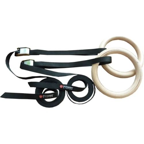 Power System Gymnastic Wooden Rings / Akrobaatikarõngad | Fitness a...