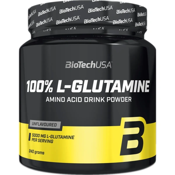 100% L-Glutamine 240g | BiotechUSA