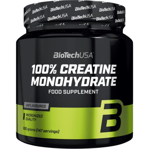 100% Micronized Creatine Monohydrate 500g maitsestamata | BiotechUSA
