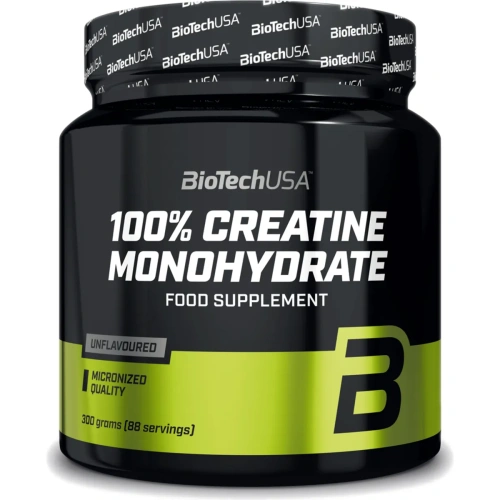 100% Micronized Creatine Monohydrate 300g unflavoured | BiotechUSA