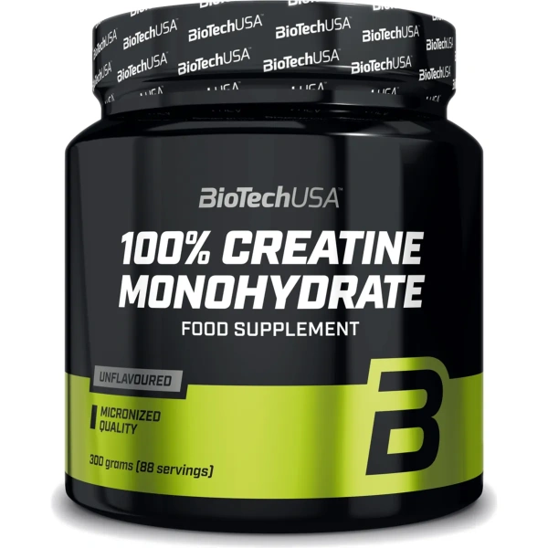 100% Micronized Creatine Monohydrate 300g maitsestamata | BiotechUSA