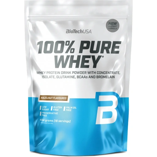 100% Pure Whey 454g | Сывороточный протеин BioTechUSA