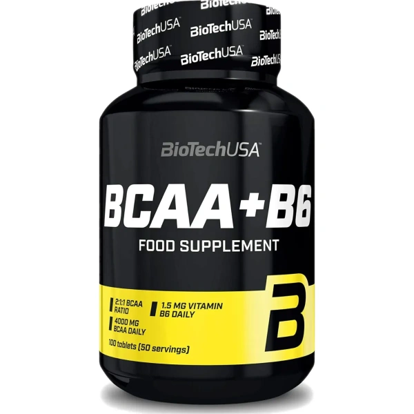 BCAA+B6 - 100 tablets | BiotechUSA