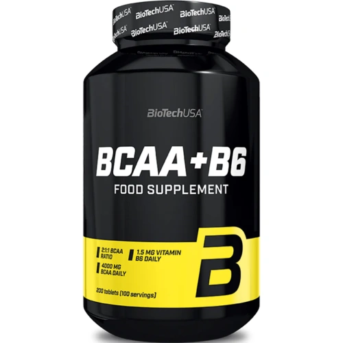 BCAA+B6 200 tablets BioTechUSA | Sportlab.ee