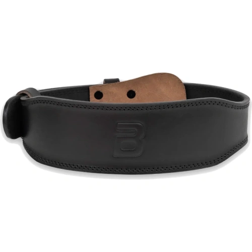BODYBUILDING leather belt, black / Jõusaalivöö | BiotechUSA