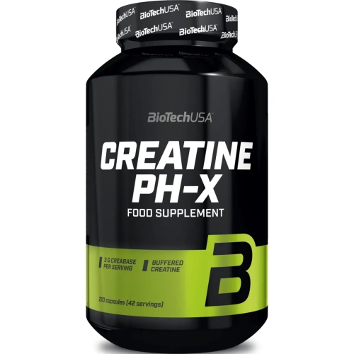 Creatine pH-X 210 kapsulas | BioTechUSA buferētais kreatīns