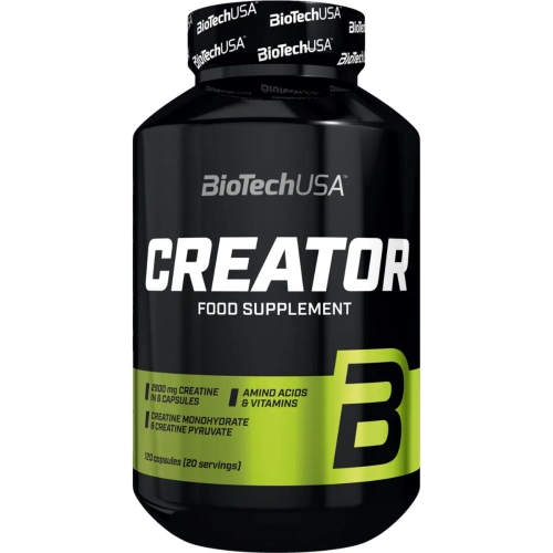 BioTechUSA CreaTor kreatīna komplekss | 120 kapsulas