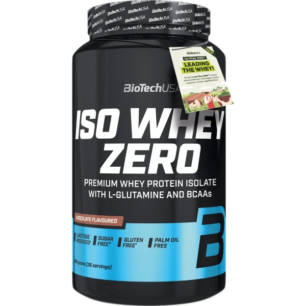 Iso Whey Zero 908g - Vähendatud laktoosisisaldus | BiotechUSA