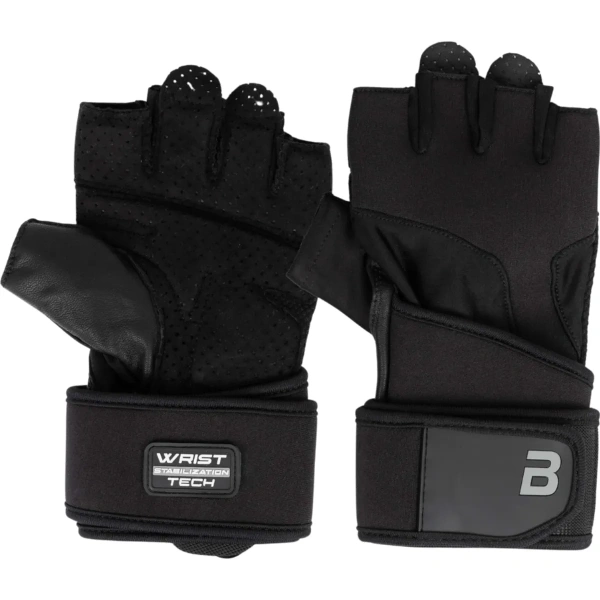 KYLE wrist support leather gloves / treeningkindad | BiotechUSA
