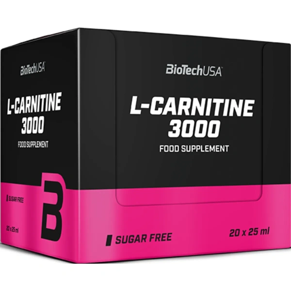 L-Carnitine Amp 3000mg 20x25ml | BiotechUSA