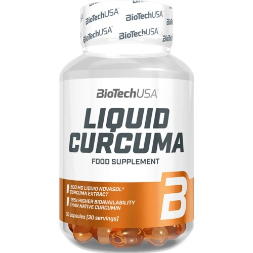 BioTechUSA Liquid Curcuma, 30 kapslit | SportLab
