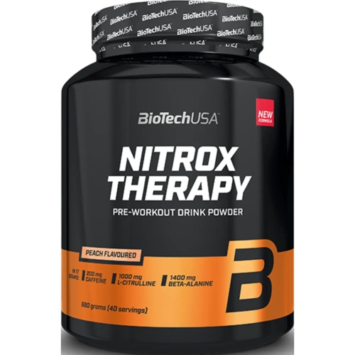 BioTechUSA Nitrox Therapy 680g | Ennen treeniä -jauhe