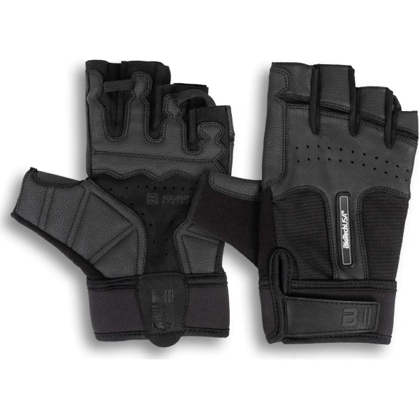 Toronto unisex leather gloves, black / nahast kindad | BiotechUSA