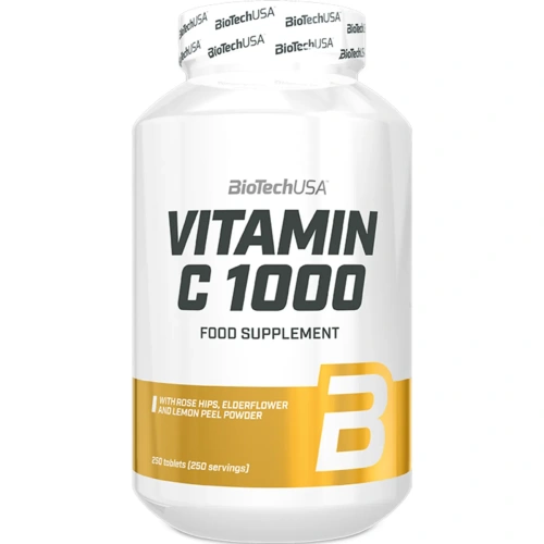 BioTechUSA Vitamin C 1000 Bioflavonoids, 250 tablets