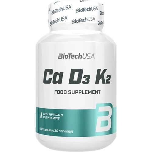 Ca-D3-K2 90 капсул | BiotechUSA